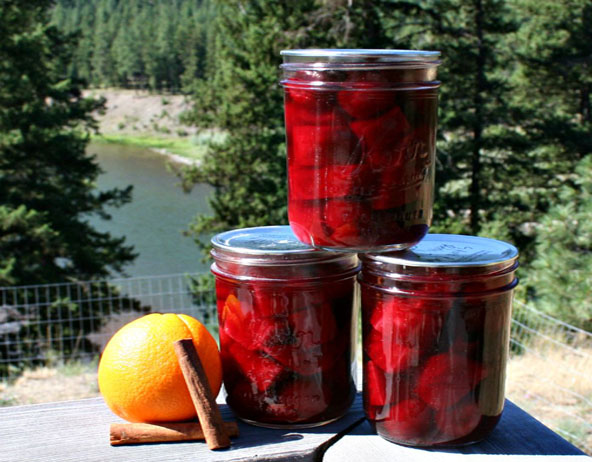 Basic Himalayan Salt Pickling Brine and Orange-Spriced Beets